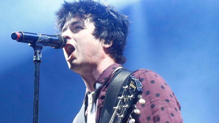 Billie Joe Armstrong von Green Day in Berlin.