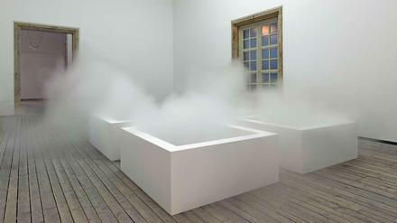 Fujiko Nakaya "Nebel Leben" im Haus der Kunst München.