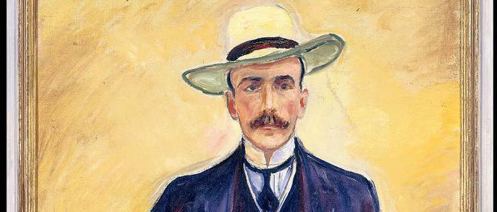 Harry Graf Kessler, hier 1906 gemalt von Edvard Munch, den er als noch unbekannten Künstler unterstützte. 