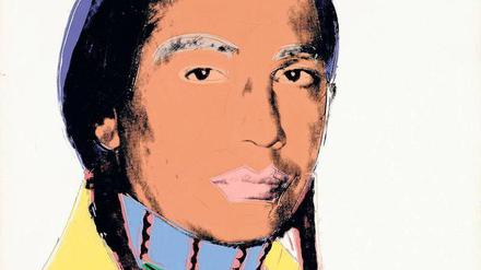 Andy Warhol, "The American Indian" von 1976 aus dem Teheran Museum of Contemporary Art.