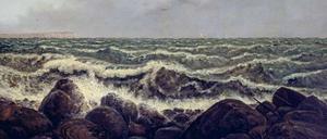 Carl Gustav Carus: „Brandung bei Rügen“, 1819. Der Arzt, Naturforscher und Philosoph malte als erster nur das Meer.