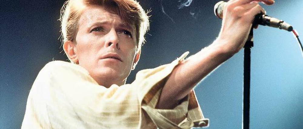David Bowie auf einem Konzert seiner Deutschlandtour 1978.