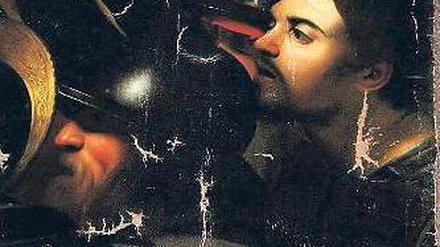 Ich war dabei. Caravaggio malte sich mehrfach in seine Werke hinein. Hier beobachtet er den „Judaskuss“ auf dem jüngst in Berlin sichergestellten Bild. 