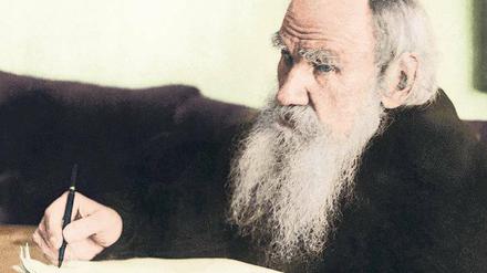 Leo Tolstoi (9. 9. 1828 – 20. 11.1910) zwei Jahre vor seinem Tod. 