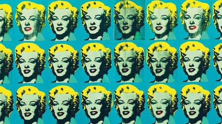 Digital gestreckt. Andy Warhols Serie „25 farbige Marilyns“ (1962) aus dem Museum of Modern Art in Fort Worth/Texas mit fünf Bonusblondinen. 