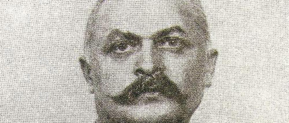 Der Mordbrenner. Ernst August Wagner auf einer Zeichnung von 1913.