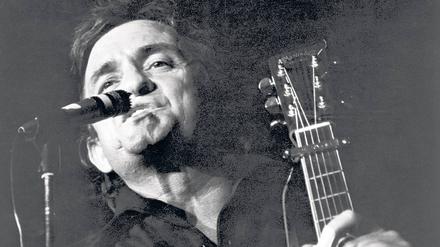 Mann in Schwarz. Johnny Cash 1971 in Kopenhagen. Foto: picture-alliance/dpa