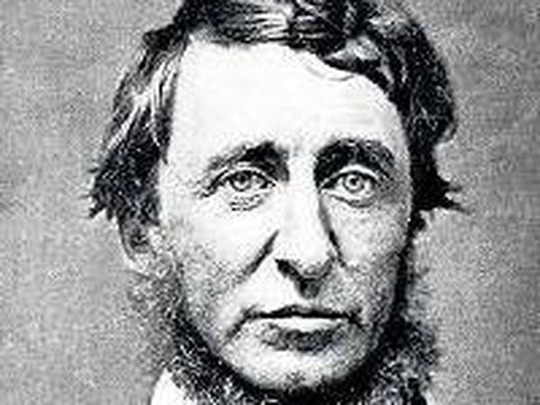 Porträt des Schriftstellers und Philosophen Henry David Thoreau im Jahr 1856.