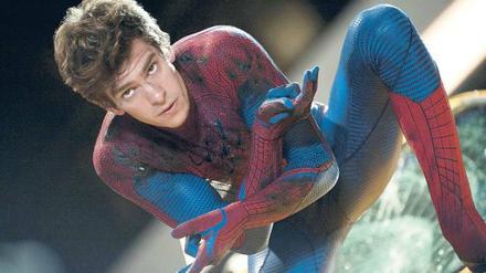 Spinnenman, schwing' du voran. Andrew Garfield ist der neue Spider-Man. Ab Donnerstag in den Kinos.