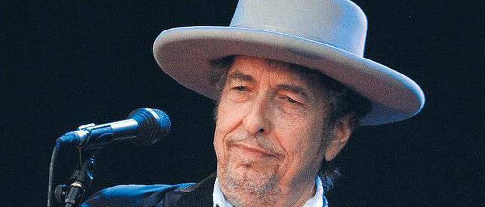Der Westen grüßt. Bob Dylan auf Sommer-Tour 2012. Foto: AFP