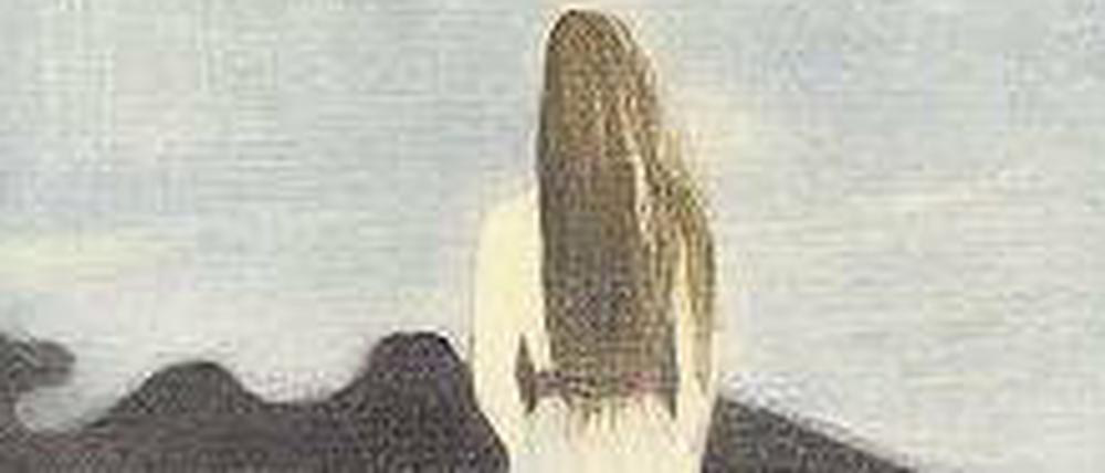 Die Einsame. Edvard Munchs „Junge Frau am Strand“, eine Kaltnadelradierung von 1896 (Ausschnitt), wurde 1933 aus dem Besitz von Curt Glaser erworben und nun restituiert.