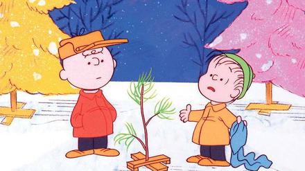 Mit Musik ginge alles besser. Charlie Brown und Linus in „A Charlie Brown Christmas“, 1965. Der Soundtrack erscheint jetzt in einer Neuauflage.Foto: AP