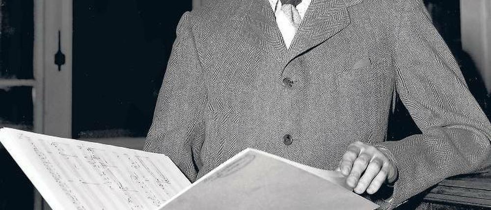 Gentleman-Composer. Benjamin Britten im Frühjahr 1953. 