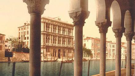 Fürstliche Bleibe: Im Palazzo Vendramin am Canal Grande starb Wagner 1883. Fotochromaufnahme um 1890. Foto: akg-images