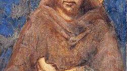 Vorbild. Fresko des Heiligen Franziskus, entstanden um 1278 in Assisi. Foto: dpa