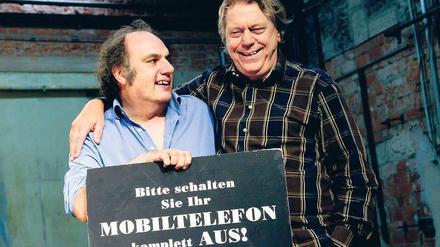 Gute Verbindung. Lilienthal (links) und Johan Simons, der jetzige Intendant der Münchner Kammerspiele, der 2015 aufhört. 