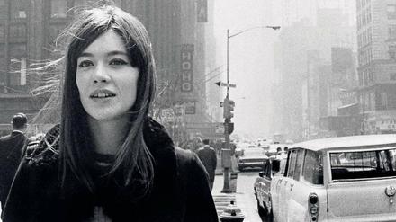 Francoise Hardy im April 1965 in New York.