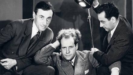 Pariser Trio 1929. Richter, Eisenstein, Man Ray (von links). 