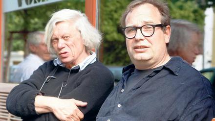 Gute alte Freunde der Antike: Mark Lammert (rechts) und Regisseur Dimiter Gotscheff, im Sommer 2009. Gemeinsam haben sie „Die Perser“ des Aischylos in Berlin und in Epidauros auf die Bühne gebracht.