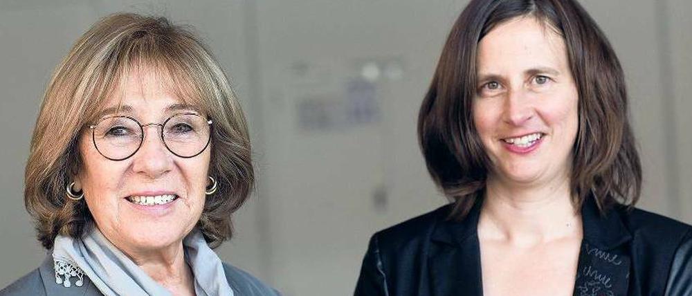 Frauenpower. Erstmals in ihrer Geschichte hat die Akademie der Künste mit der Regisseurin Jeanine Meerapfel (links) eine Präsidentin, ihr zur Seite steht die Schriftstellerin Kathrin Röggla als Stellvertreterin.