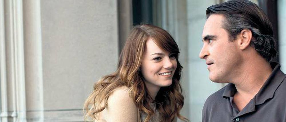 Wo die Liebe hinwill. Studentin Jill (Emma Stone) und Professor Abe Lucas (Joaquin Phoenix). 