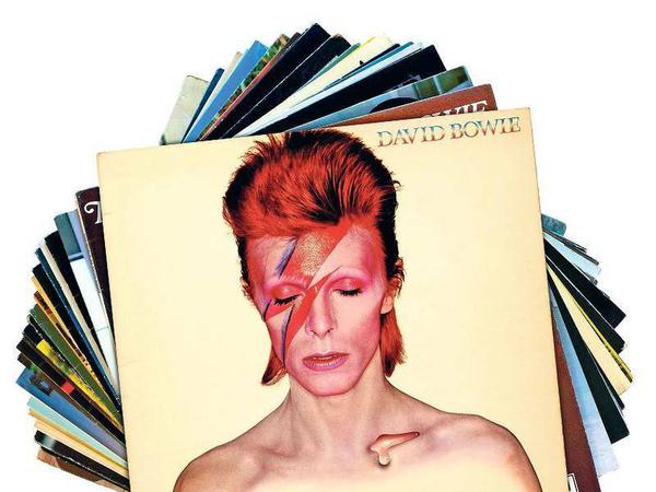 David Bowie auf dem "Aladdin Sane"-Cover.