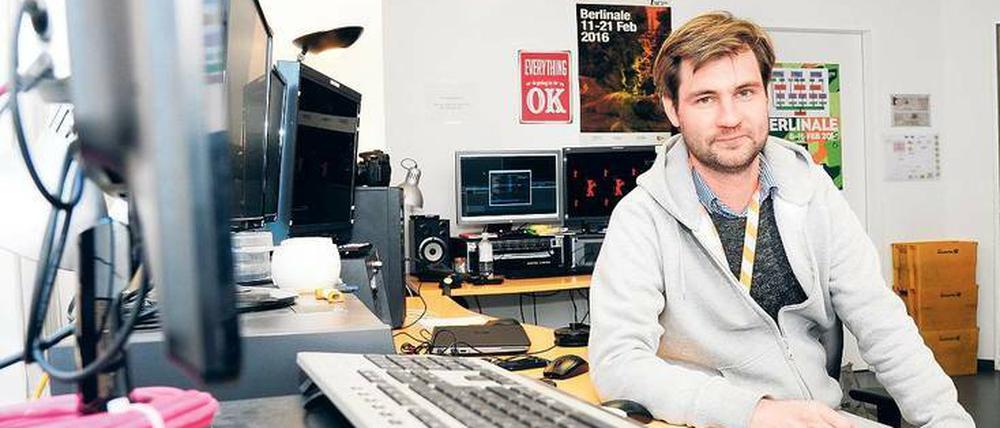 Herrscher über die Terabytes. Ove Sander ist der Technische Leiter Digitales Kino der Berlinale. Filme sind für ihn vor allem Datenpakete.