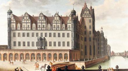 Einstige Pracht. Das Berliner Schloss um 1690, gemalt von einem unbekannten Künstler.