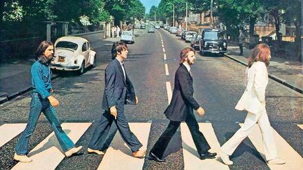 Das legendäre Beatles-Cover vom Album "Abbey Road" aus dem Jahr 1969, fotografiert von Iain Macmillan.