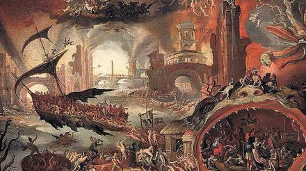 Bosch als Vorbild. Von Jacob van Swanenburgh stammt das Gemälde „Der Schlund der Hölle und das Fährboot des Charon“ (Beginn des 17. Jhdt.). 