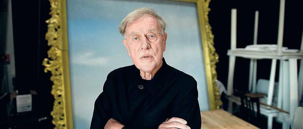 Vergoldet. Theaterdirektor und Regisseur Claus Peymann, geboren am 7.6.1937 in Bremen.