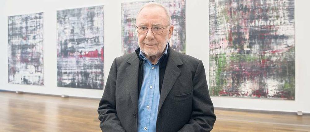Undarstellbarer Schrecken. Gerhard Richter – hier im Museum Frieder Burda Baden-Baden – vor den vier Bildern des „Birkenau“-Zyklus.