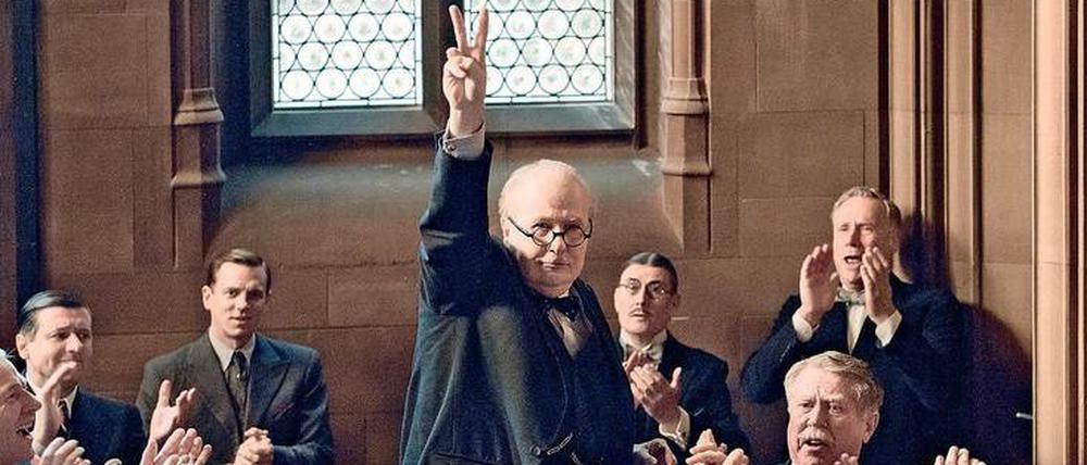 Der Mann, der Hitler besiegte. Gary Oldman als britischer Premier Winston Churchill.