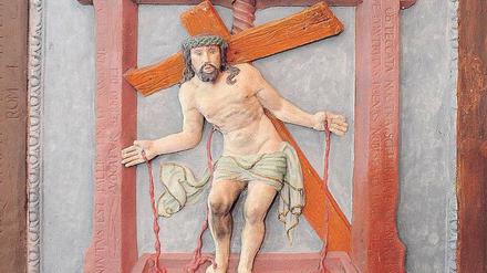 Versöhnung unter Schmerzen. Die Darstellung von Christus in der Kelter in der Kreuzkapelle von Ediger-Eller.
