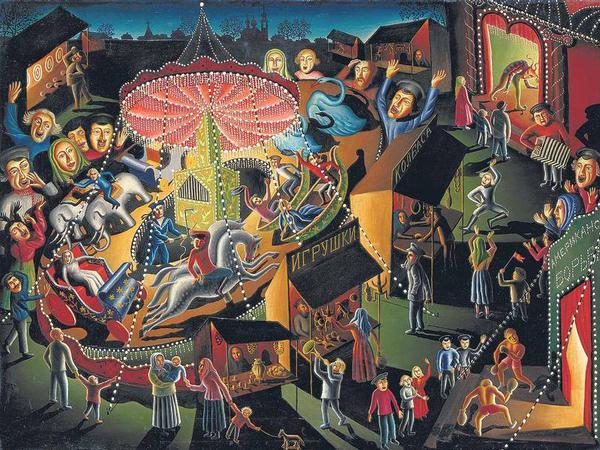 Walter Spies’ Gemälde „Das Karussell“ entstand 1922. 
