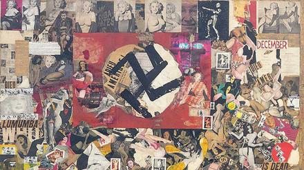 Gegen den Kunstbetrieb. Der jüdische Künstler Boris Lurie gehört zu den Gründern der Gruppe „NO!art“. In Aachen ist seine Collage „Lumumba is Dead (Adieu Amerique)“ aus den frühen sechziger Jahren zu sehen.