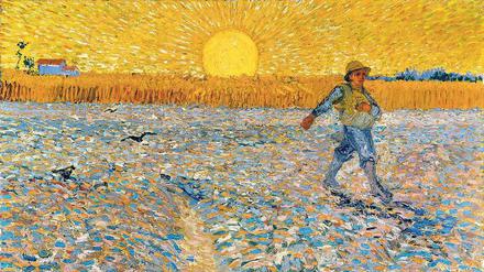 In Vincent van Goghs Gemälde "Sämann bei untergehender Sonne" von 1888 ist die Welt noch in Ordnung.