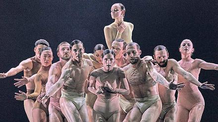 Verschmelzen im Kollektiv. Im Techno-Ballett „Half Life“ von Sharon Eyal und Gai Behar bewegen sich die Tänzer im Gleichtakt. 