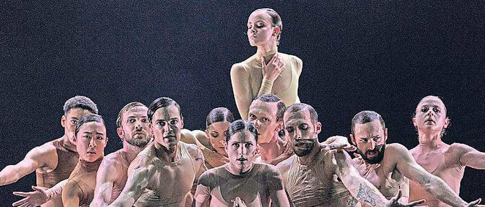 Verschmelzen im Kollektiv. Im Techno-Ballett „Half Life“ von Sharon Eyal und Gai Behar bewegen sich die Tänzer im Gleichtakt. 