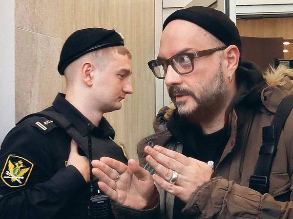 Angeklagt. Kirill Serebrennikov (r.) wird in Moskau der Prozess gemacht.