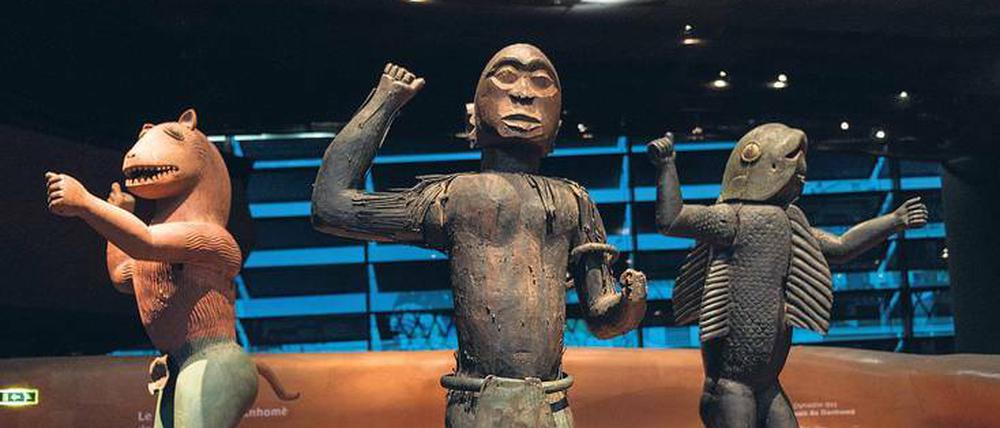 Statuen aus dem Königspalast von Benin
