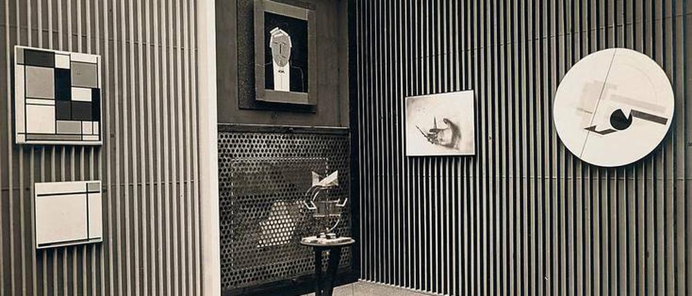 Konstruktive Revolution. El Lissitzky richtete in Dresden 1926 einen Raum für abstrakte Kunst ein. Das Albertinum hat ihn nachgebildet.