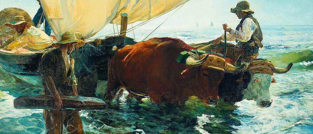 Aufgebauscht. Joaquín Sorolla hatte mit der „,Rückkehr vom Fischfang“ 1894 einen Riesenerfolg – Frankreich kaufte das Gemälde.