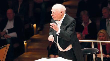 Bernard Haitink und die Philharmoniker kennen sich seit 50 Jahren. 