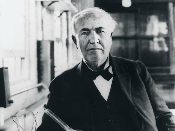 Der Lichtbringer. Thomas Alva Edison (1847-1931). Foto: picture alliance
