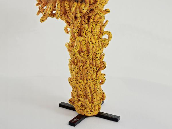 Pop-Stoff. Yayoi Kusamas Arbeit „Pollen“ von 1986.