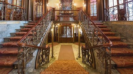 Hochherrschaftlich: Das Treppenhaus des Hôtel Solvay, 1895-98 von Victor Horta erbaut.