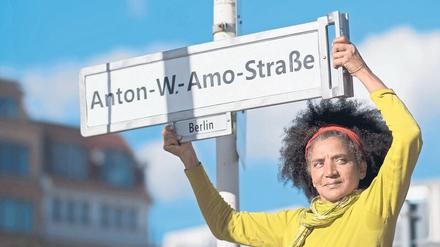 Weg mit der Berliner M....straße. Eine Umbenennungsaktion im Jahr 2017.