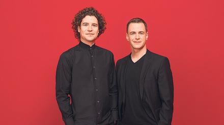 DSO-Duo. Chefdirigent Robin Ticciati und der scheidende Orchesterdirektor Alexander Steinbeis.