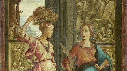 "Judith mit ihrer Magd“ von Domenico Ghirlandaio (1489) gehört zum Kanon des "Bilderatlas".